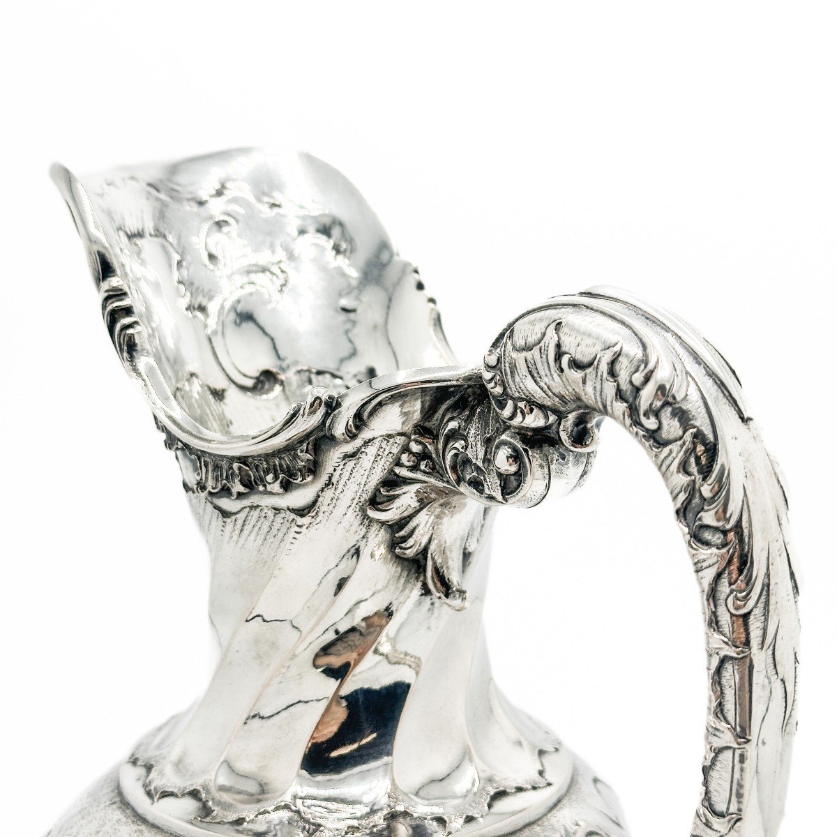 Wolfers Jug In Sterling Silver Circa 1890 -photo-3