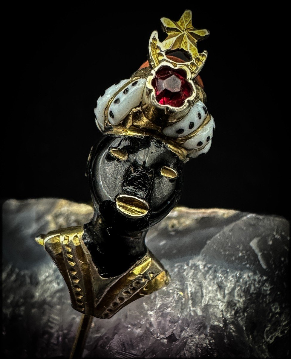épingle à Cravate “ Black Moor “ -photo-3