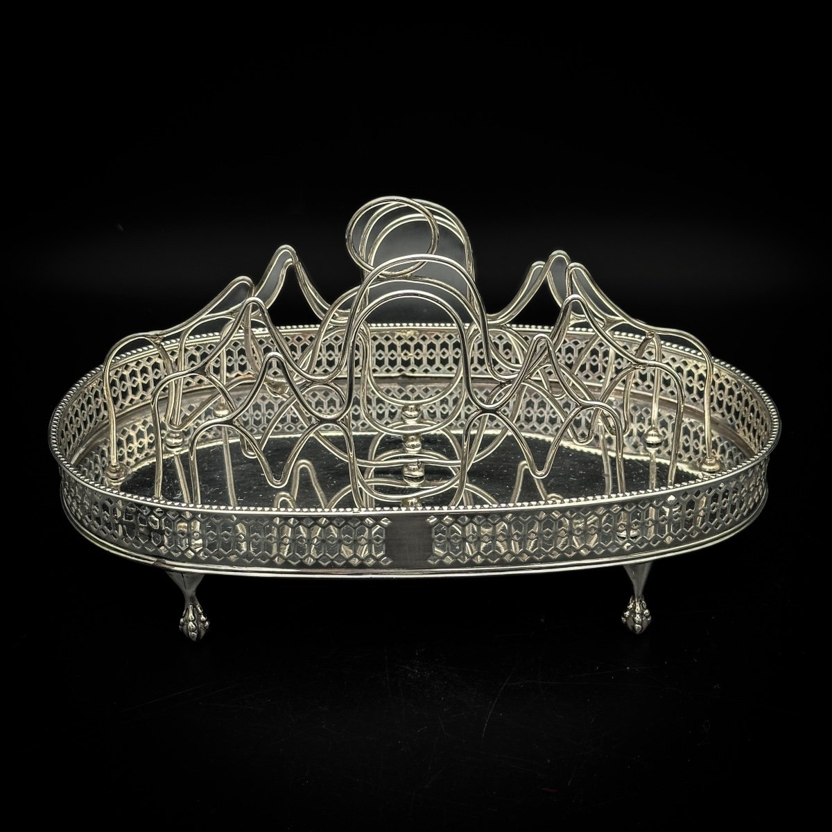 Rare Porte-lettres En Argent Massif – Angleterre, 1777 – Richard Morton & Co. Sheffield -photo-2