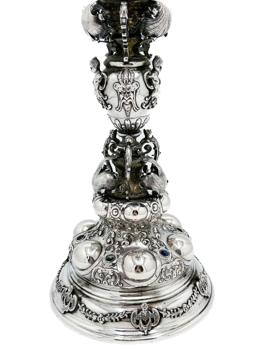Solid Silver Hanau By Wilhelm Weinranck, Hanau, Late 19th Century  -photo-4