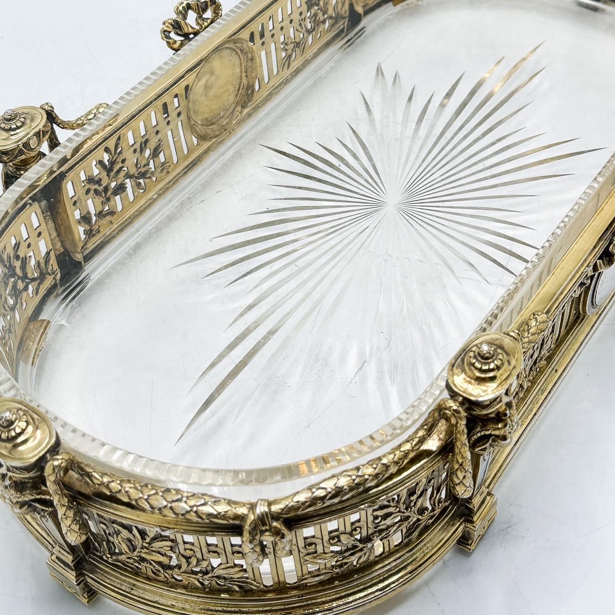 Wolfers – Jardinière De Style Louis XVI En Argent Vermeil, Décor De Têtes De Bouc Et Guirlandes-photo-5