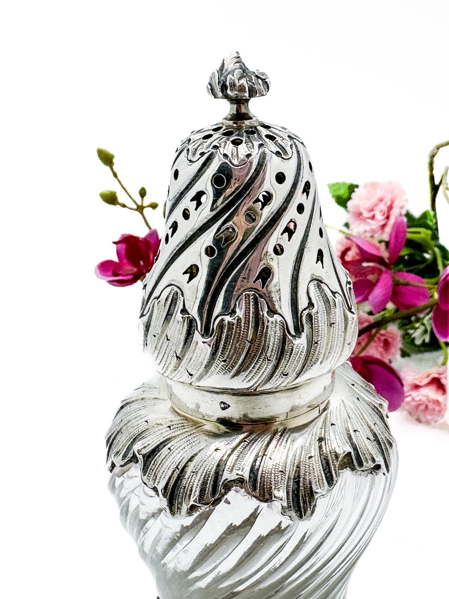 Soup Ladder In Solid Silver And Cut Crystal, By Hénin & Cie, Late 19th – Early 20th Century-photo-4