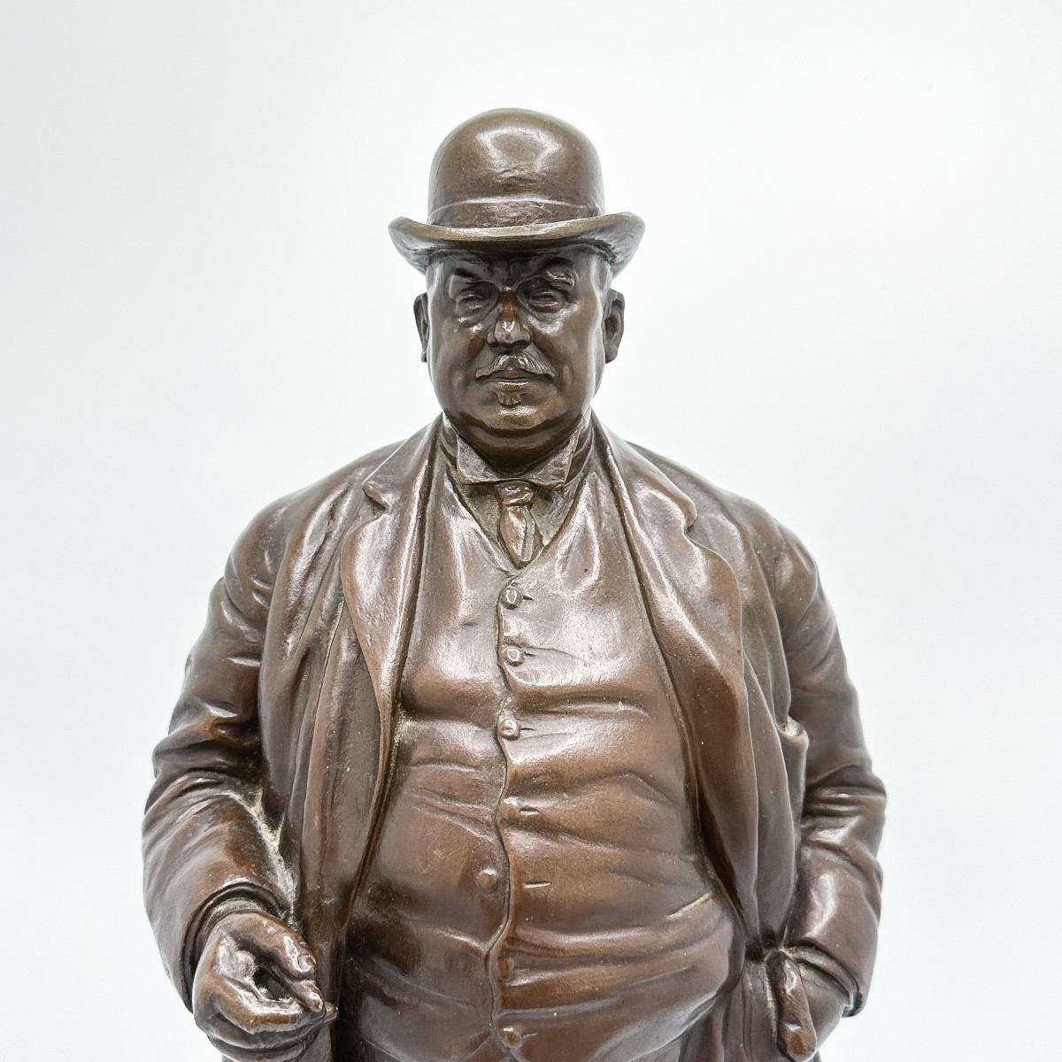 Bronze Kai Nielsen – « Le Propriétaire De Haras » Fondeur Rasmussen, Danemark, Début XXe Siècle-photo-2