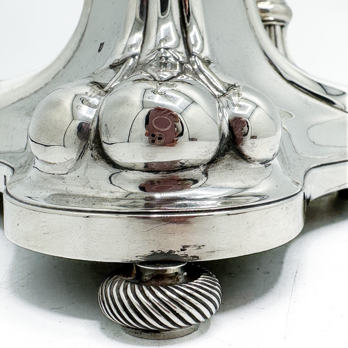 Pair Of Dutch Candelabras In 934 Sterling Silver, Amsterdam, 1838 - Stellingwerff-photo-6