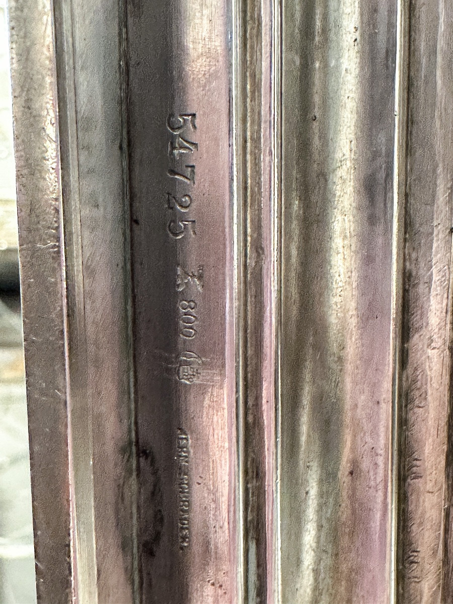 Paire De Candélabres En Argent 800 Millièmes, Koch & Bergfeld, Brême, Fin Du XIXe Siècle  -photo-5