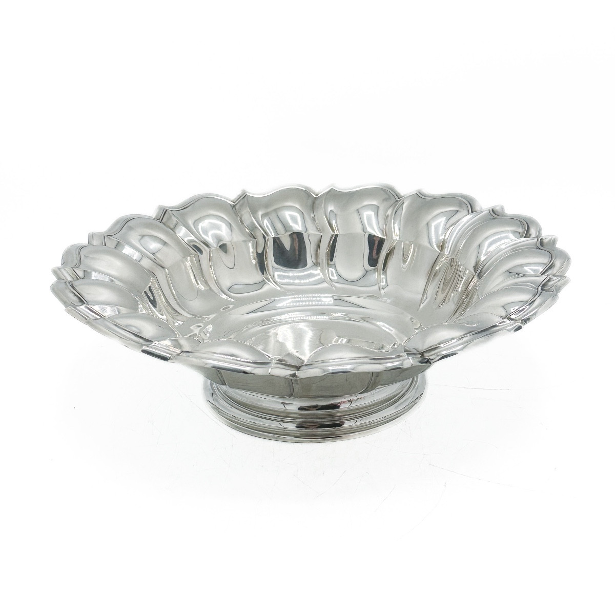 Large Solid Silver Centerpiece Bowl By Bruckmann & Söhne, Germany, Early 20th Century