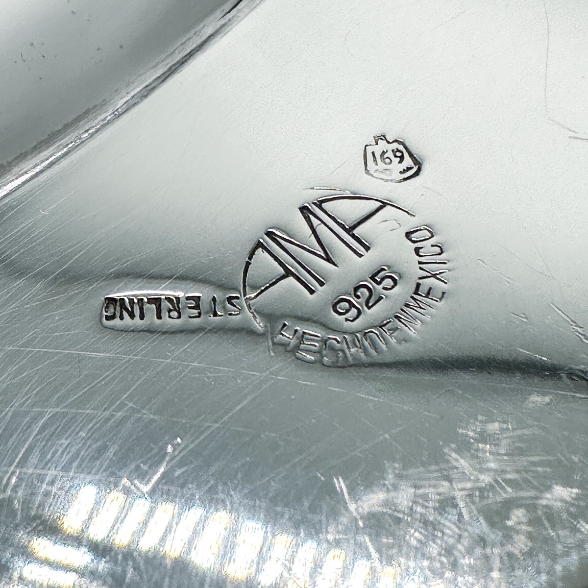 Série de dix assiettes en argent 925, Mexique, années 1970 -photo-2