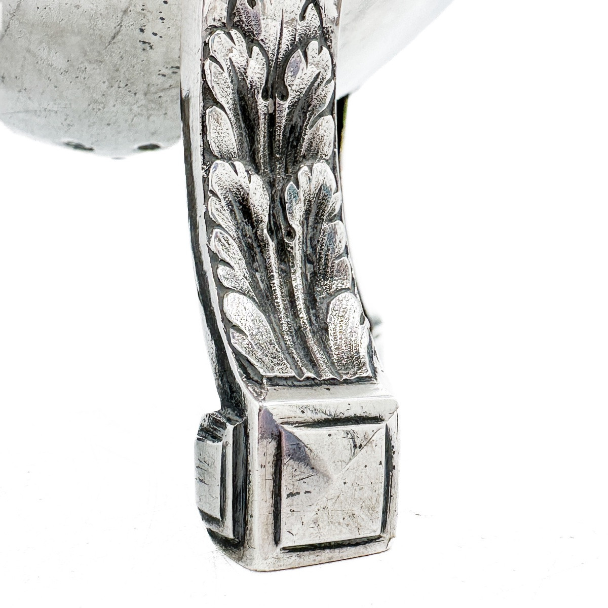 Large Zoomorphic Tripod Coffee Pot With Swan Neck – Solid Silver – Ghent, 1789 – Goldsmith Dupré -photo-7