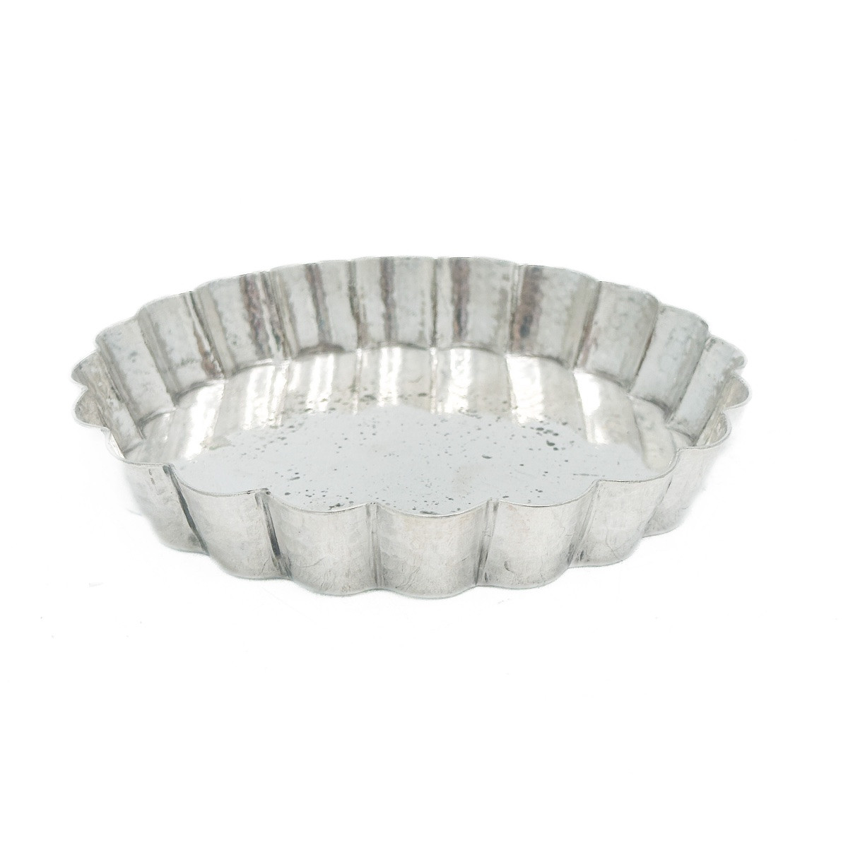 Josef Hoffmann, Wiener Werkstätte – Hammered Silver-plated Bowl, Circa 1905  Rare Silver-plated-photo-2