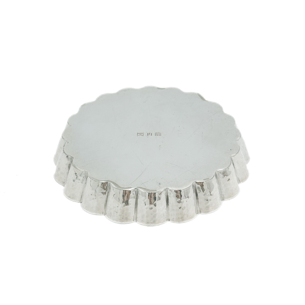 Josef Hoffmann, Wiener Werkstätte – Hammered Silver-plated Bowl, Circa 1905  Rare Silver-plated-photo-4