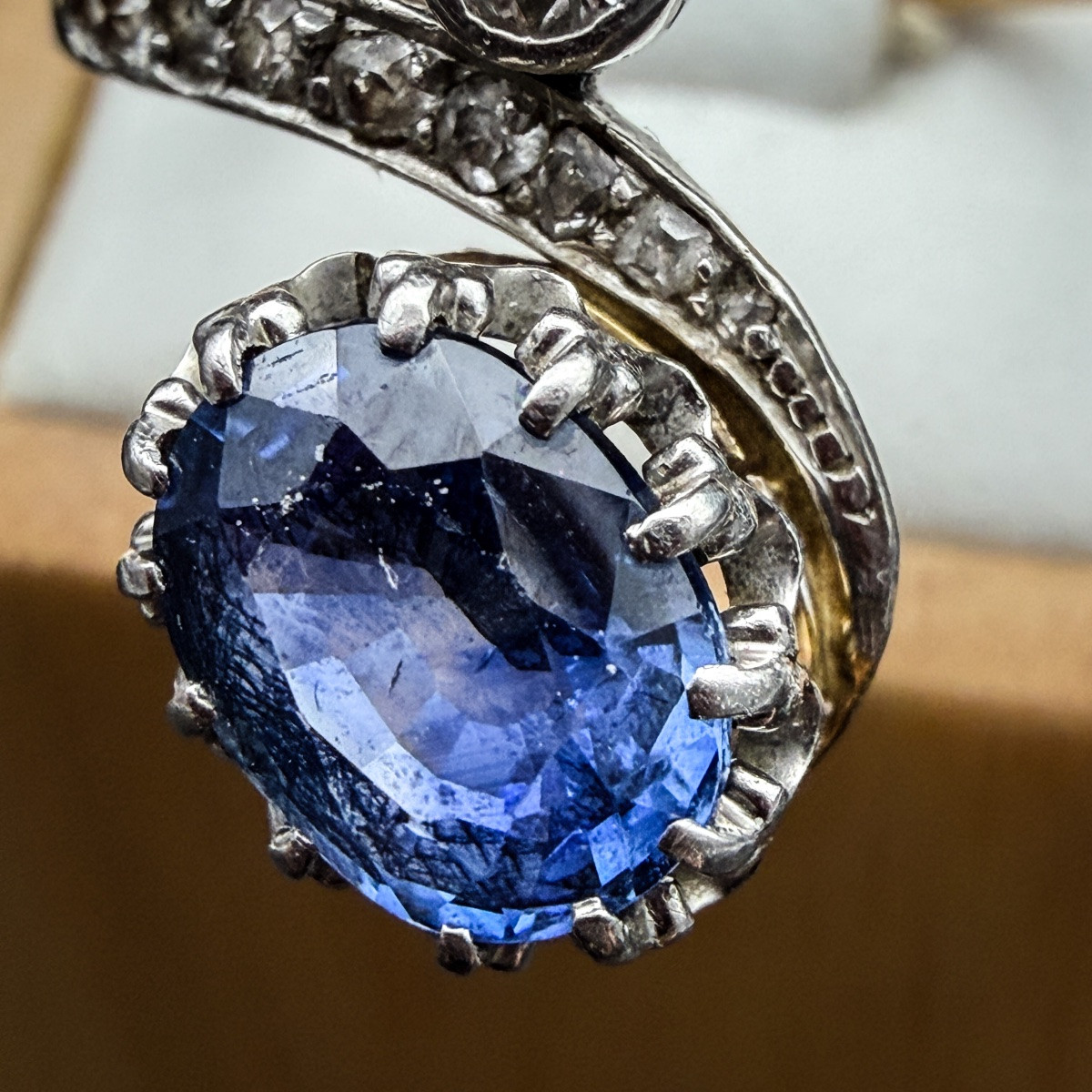 “toi Et Moi” Sapphire And Diamond Ring – Belle époque Period, Circa 1900 “toi Et Moi” Ring-photo-4