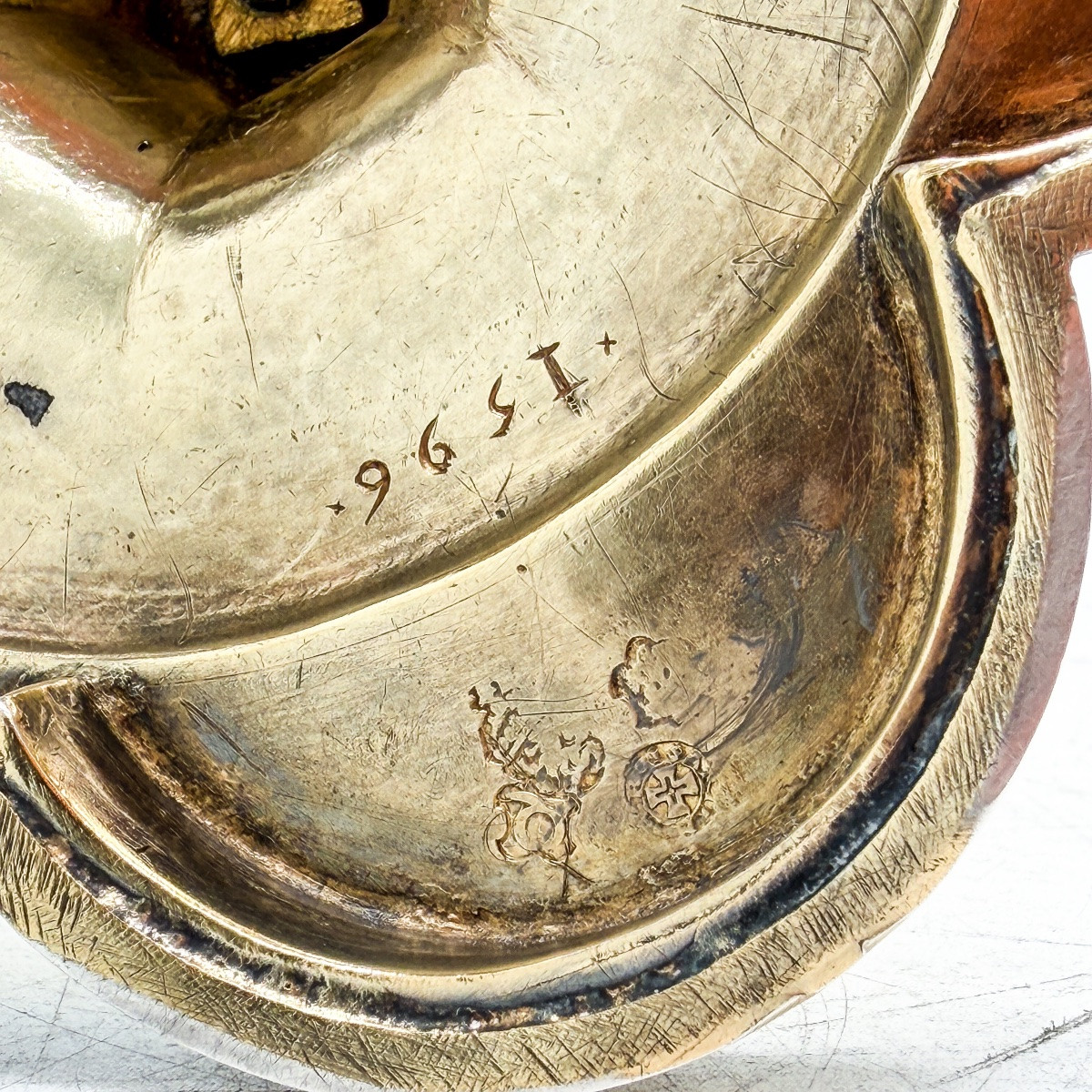 Brussels 1596 - Rare Vermeil Chalice From The Late XVIᵉ Century-photo-4