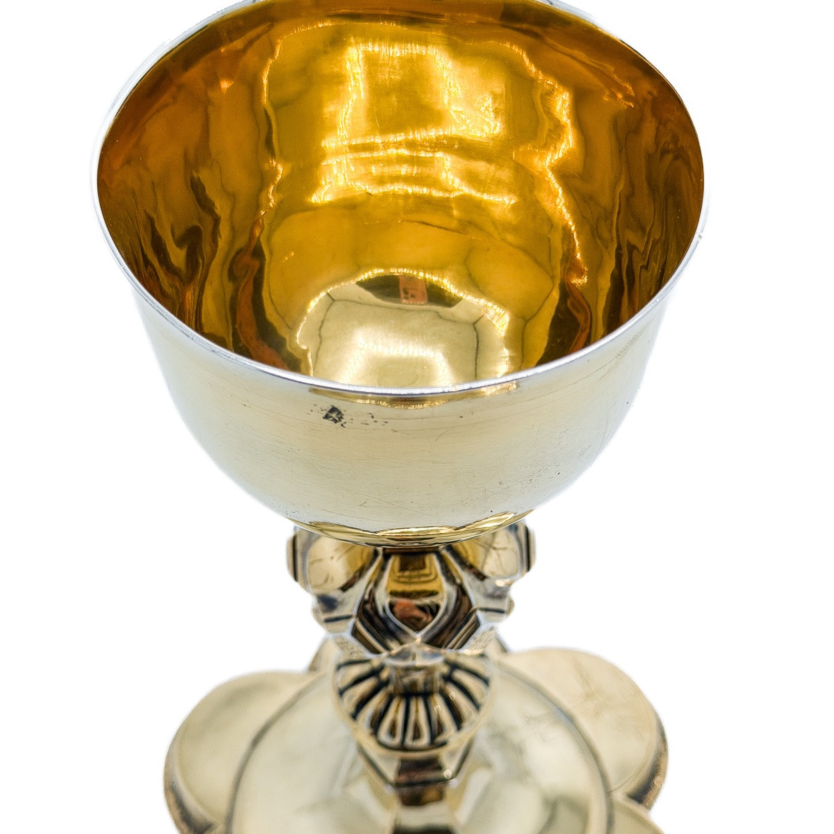Brussels 1596 - Rare Vermeil Chalice From The Late XVIᵉ Century-photo-6
