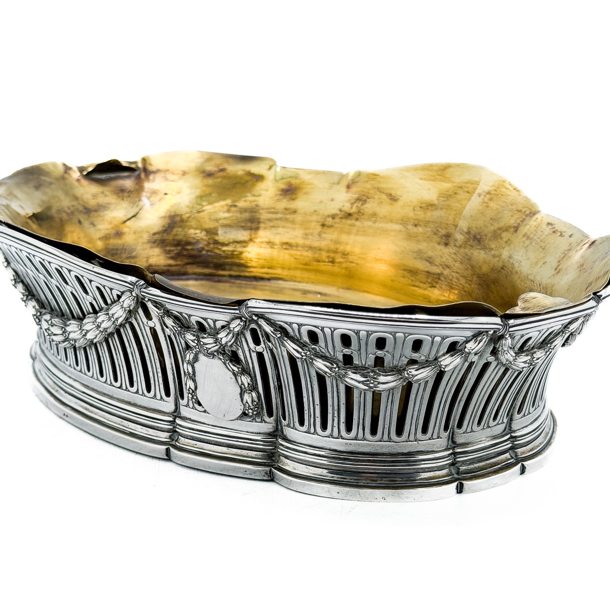 Wolfers, Late 19th Century – Large Tabletop Planter Made Of 800-th Solid Silver, -photo-2
