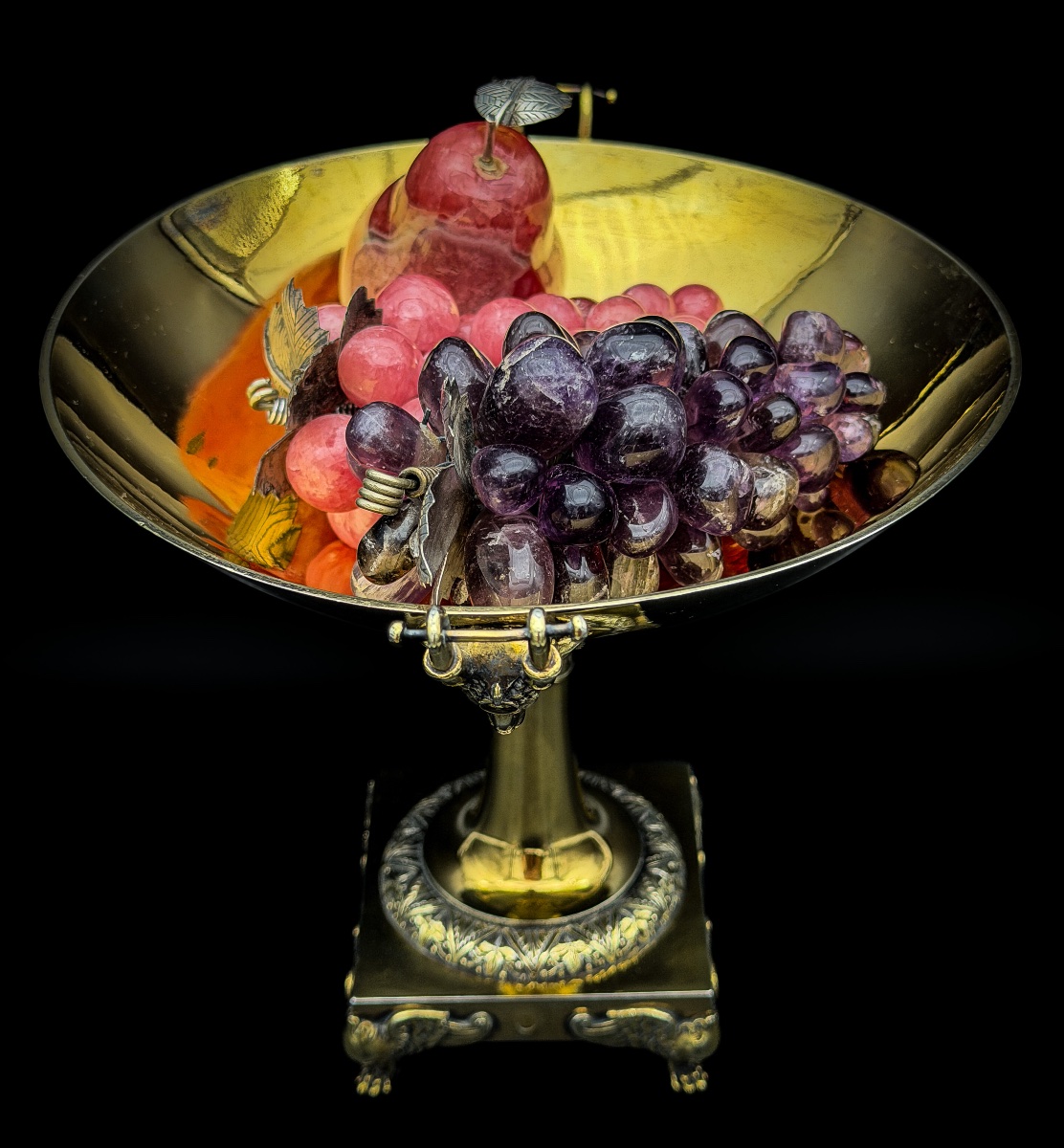 Henry Auguste – Coupe à fruits en vermeil, époque Empire, Paris 1798-1809  -photo-2