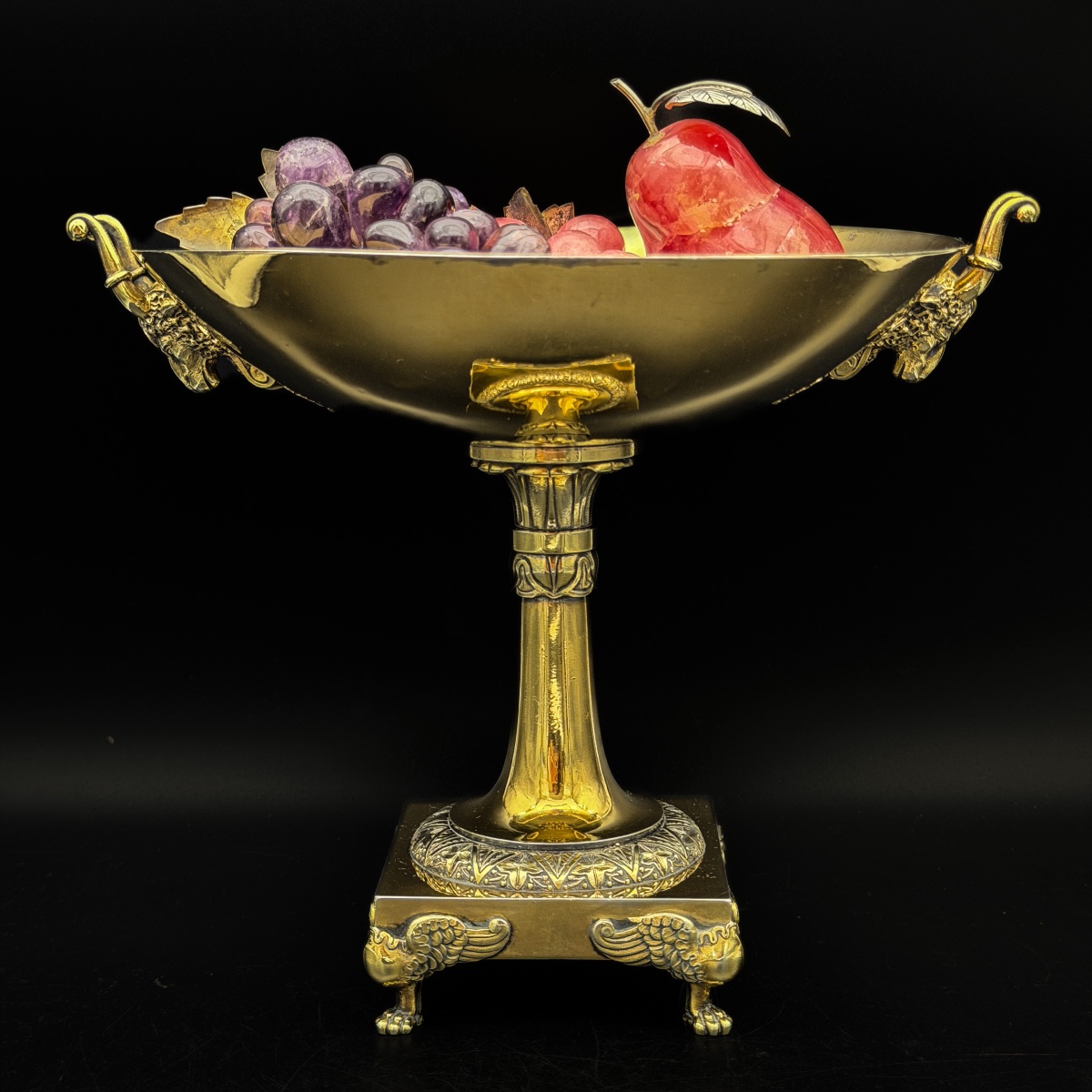 Henry Auguste – Coupe à fruits en vermeil, époque Empire, Paris 1798-1809  -photo-3
