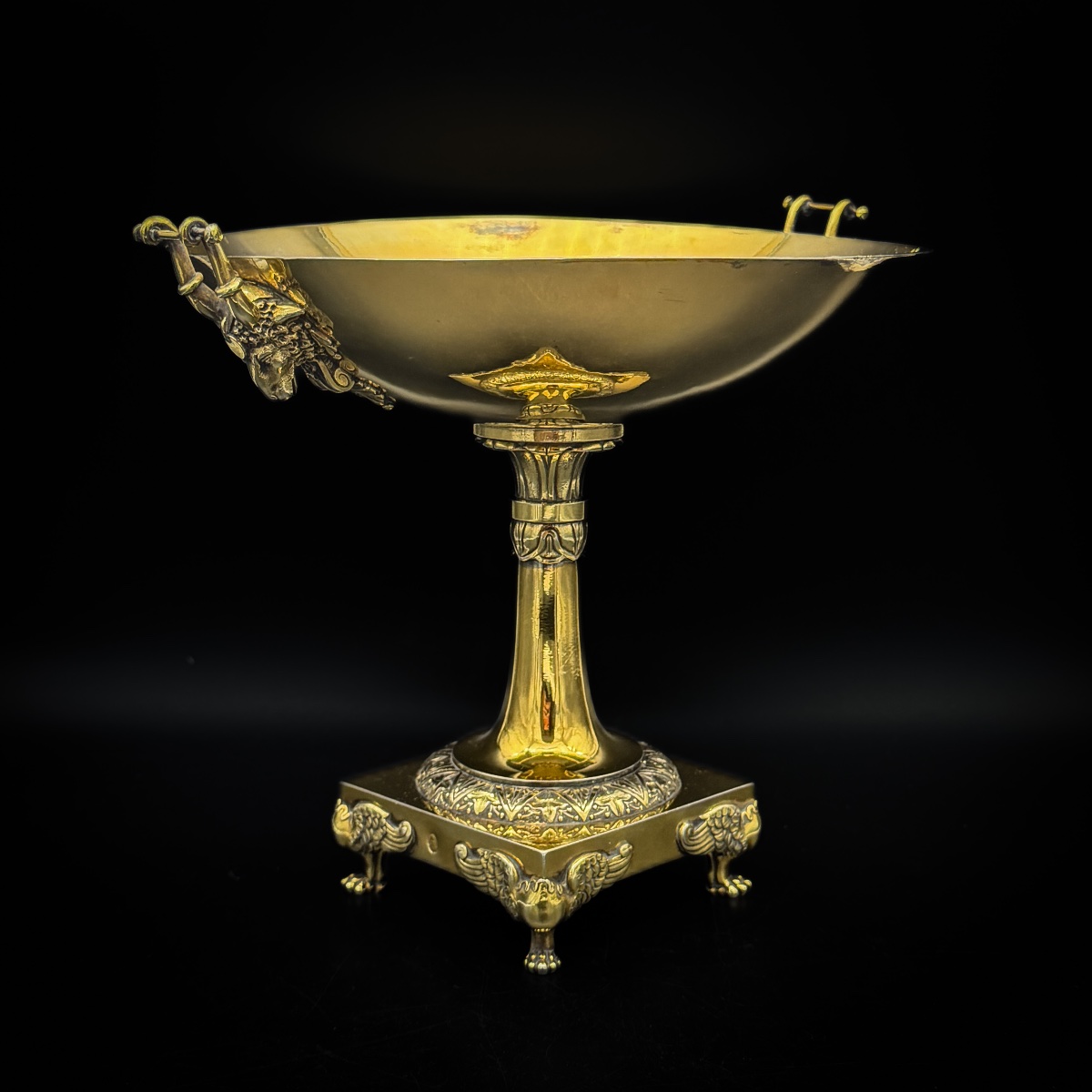 Henry Auguste – Coupe à fruits en vermeil, époque Empire, Paris 1798-1809  -photo-4