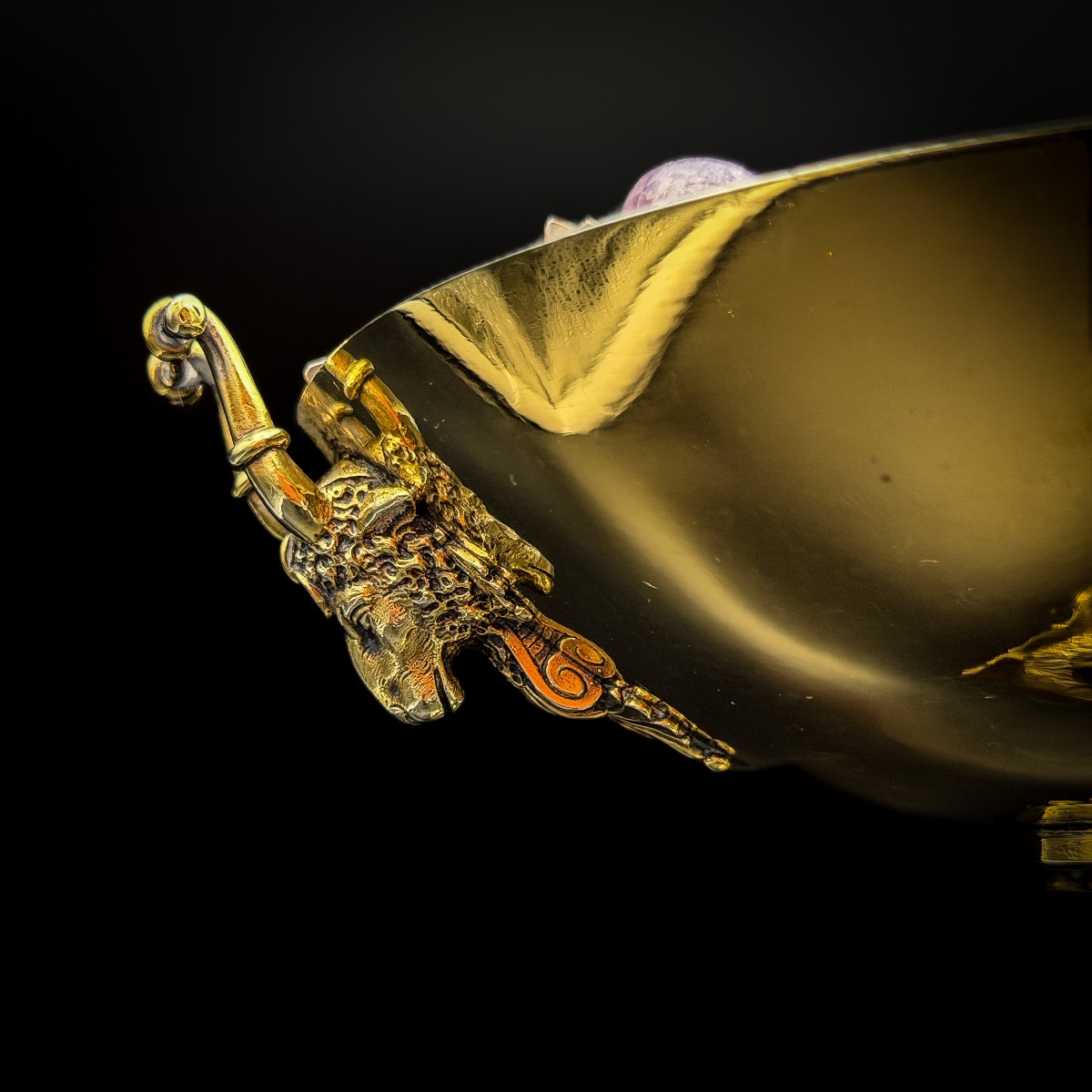 Henry Auguste – Coupe à fruits en vermeil, époque Empire, Paris 1798-1809  -photo-2