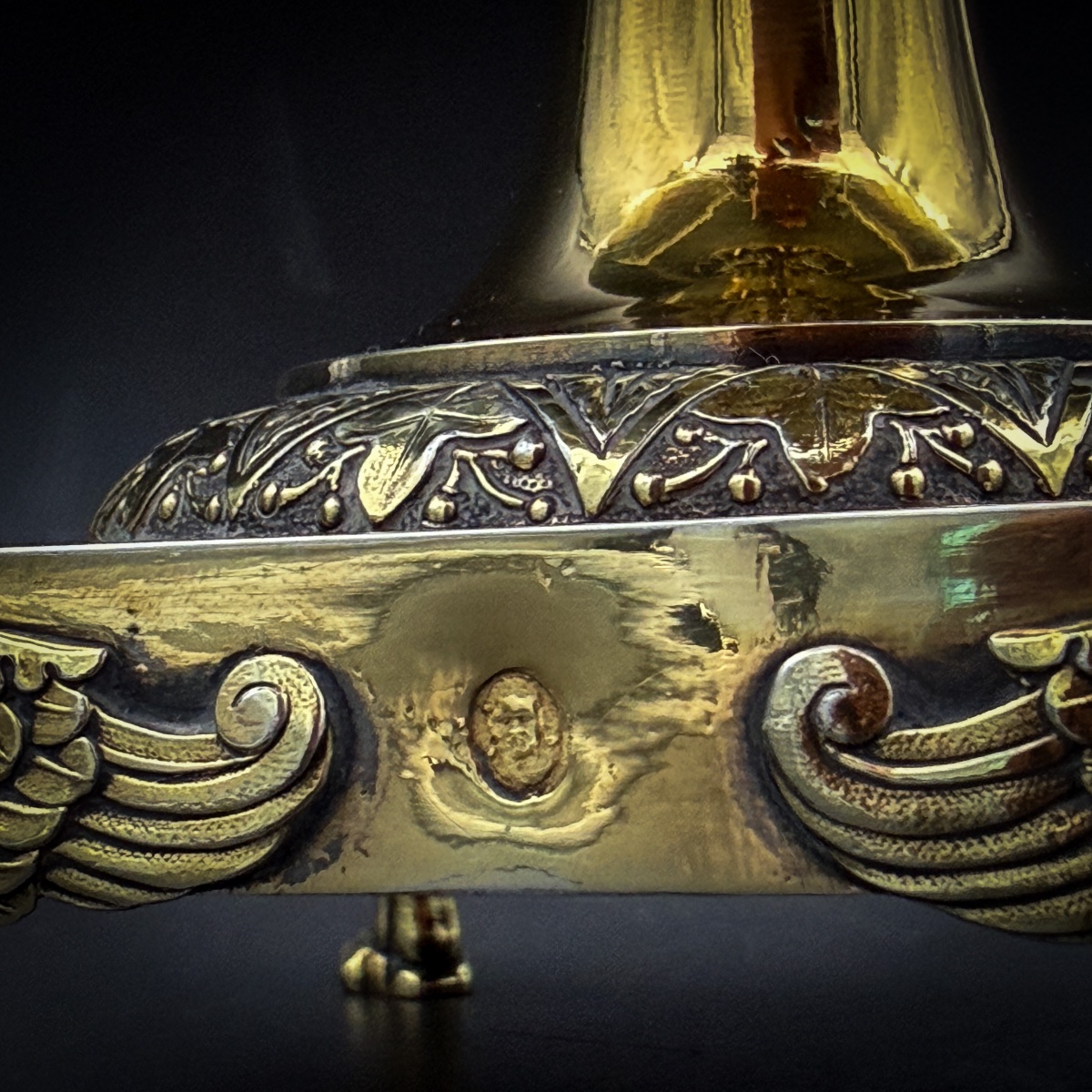Henry Auguste – Coupe à fruits en vermeil, époque Empire, Paris 1798-1809  -photo-3