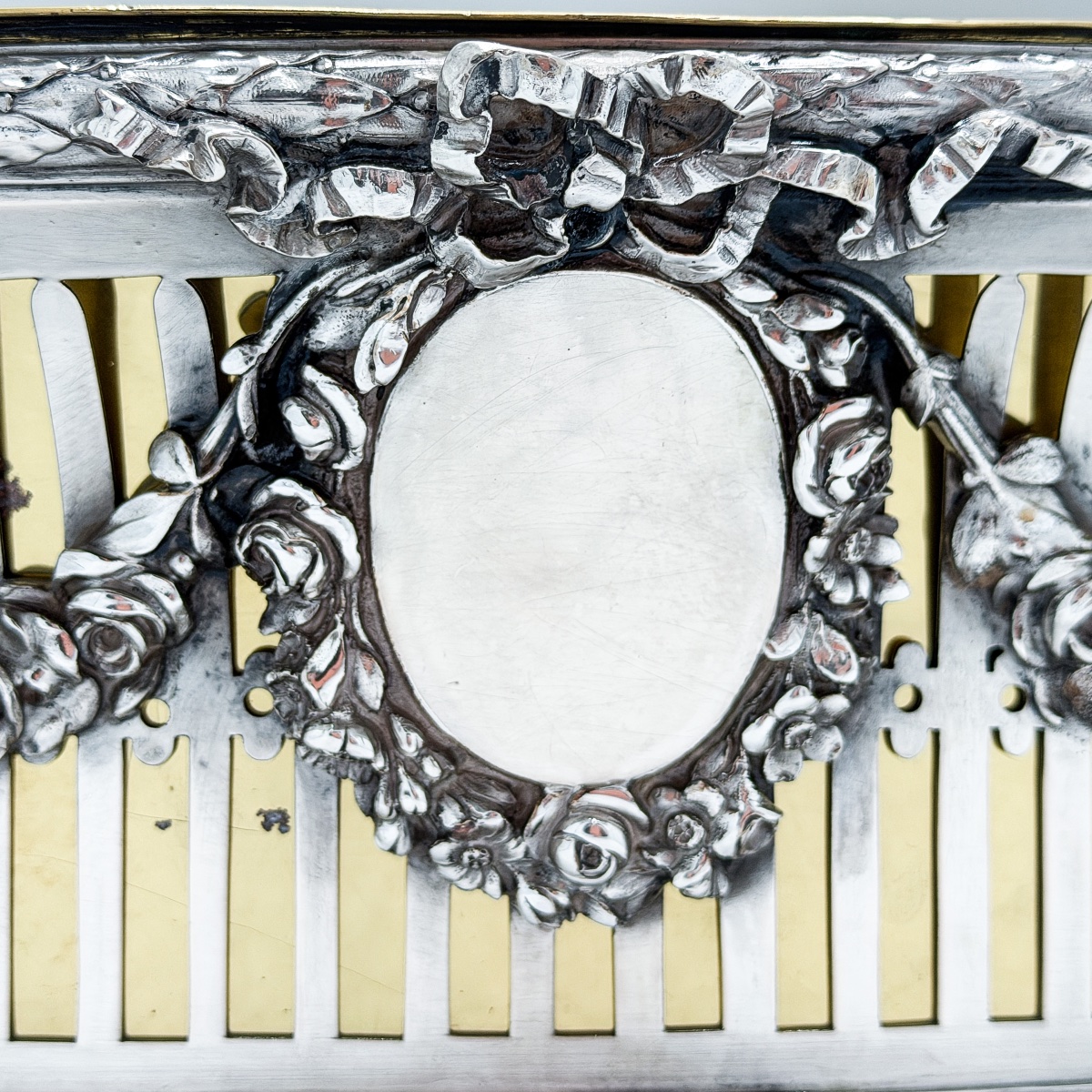 Important centre de table ou jardinière de style Louis XVI, réalisé en Allemagne fin XIXe-photo-7