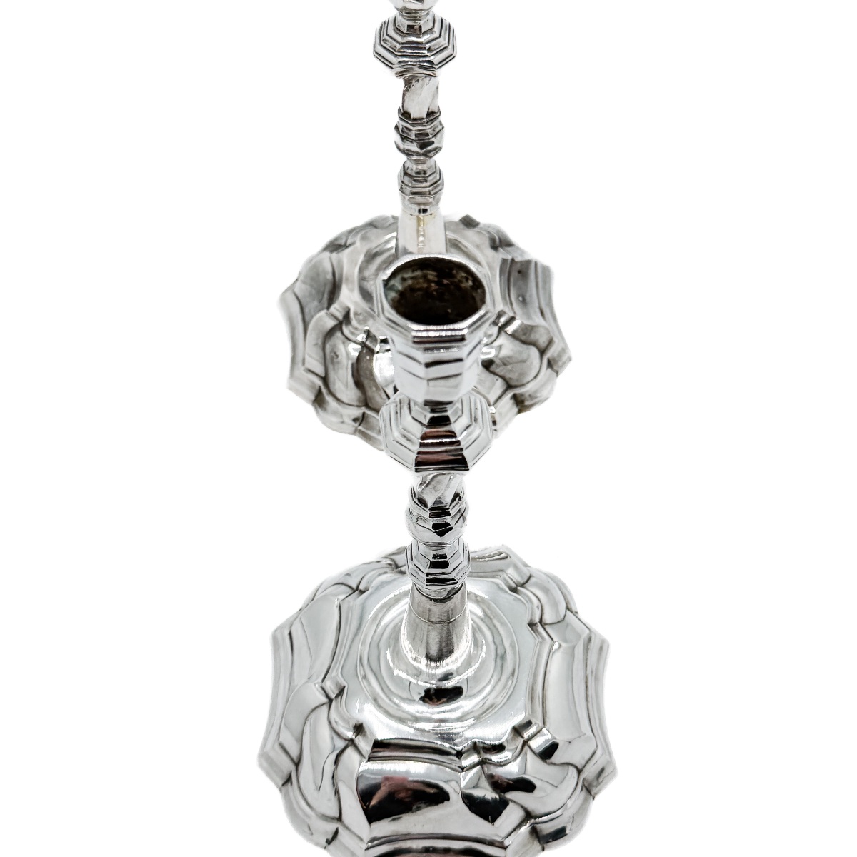 Copenhagen, 1755 – Pair Of Silver Candlesticks  Pair Of Silver Candlesticks-photo-3