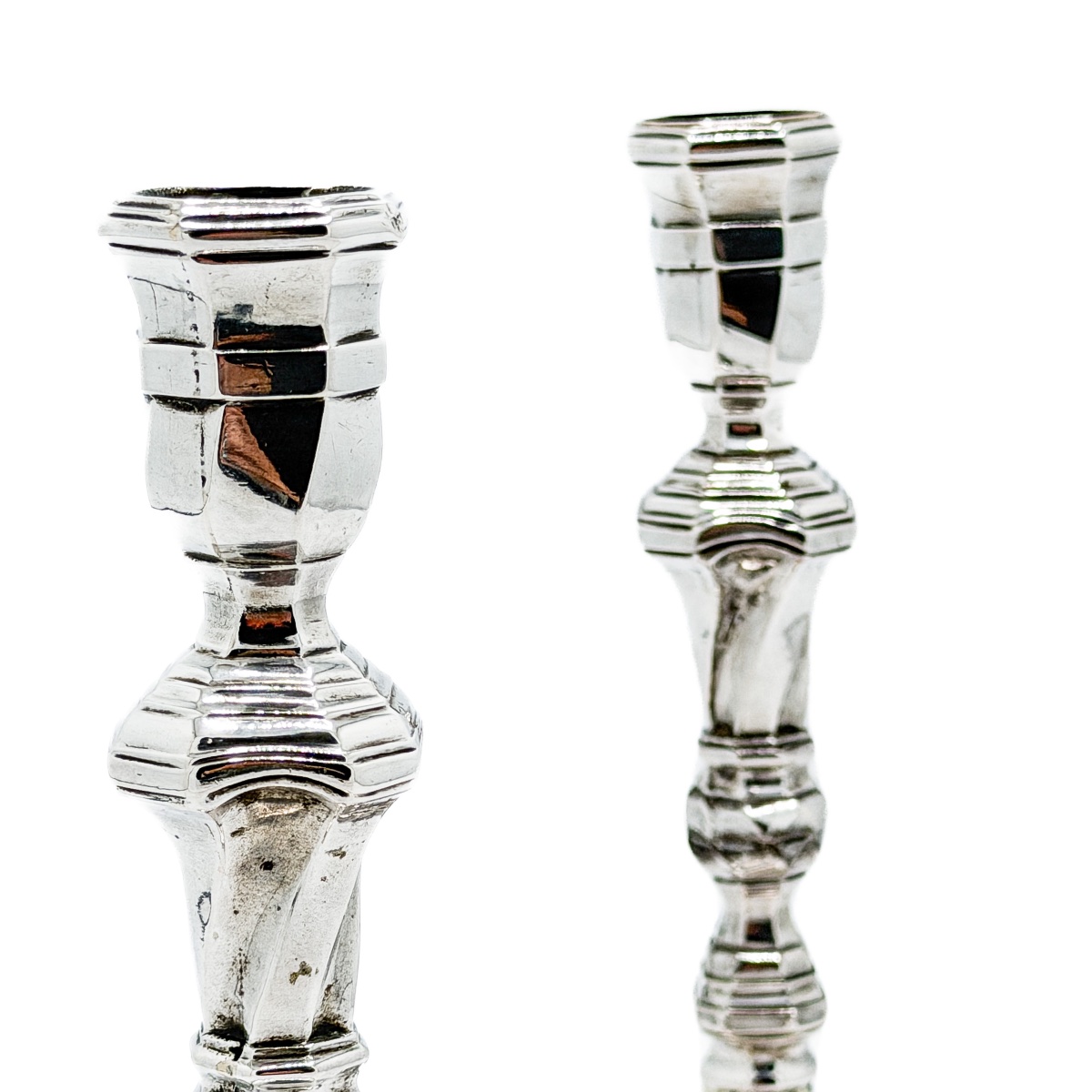 Copenhagen, 1755 – Pair Of Silver Candlesticks  Pair Of Silver Candlesticks-photo-2