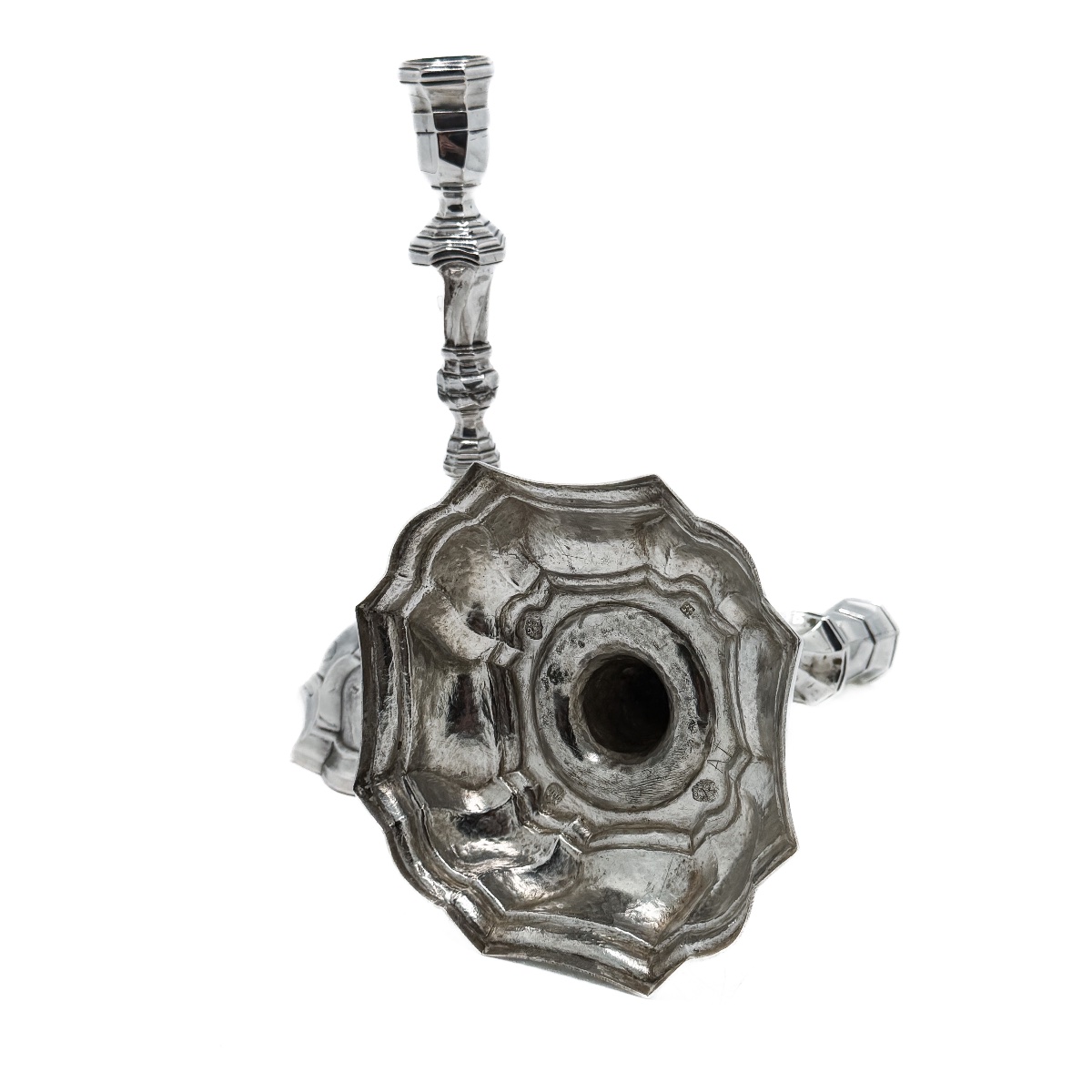Copenhagen, 1755 – Pair Of Silver Candlesticks  Pair Of Silver Candlesticks-photo-5