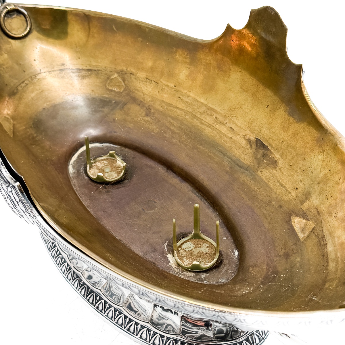 German 800-thousandths Silver Planter In The Neoclassical Style – Napoleon III Period  -photo-1