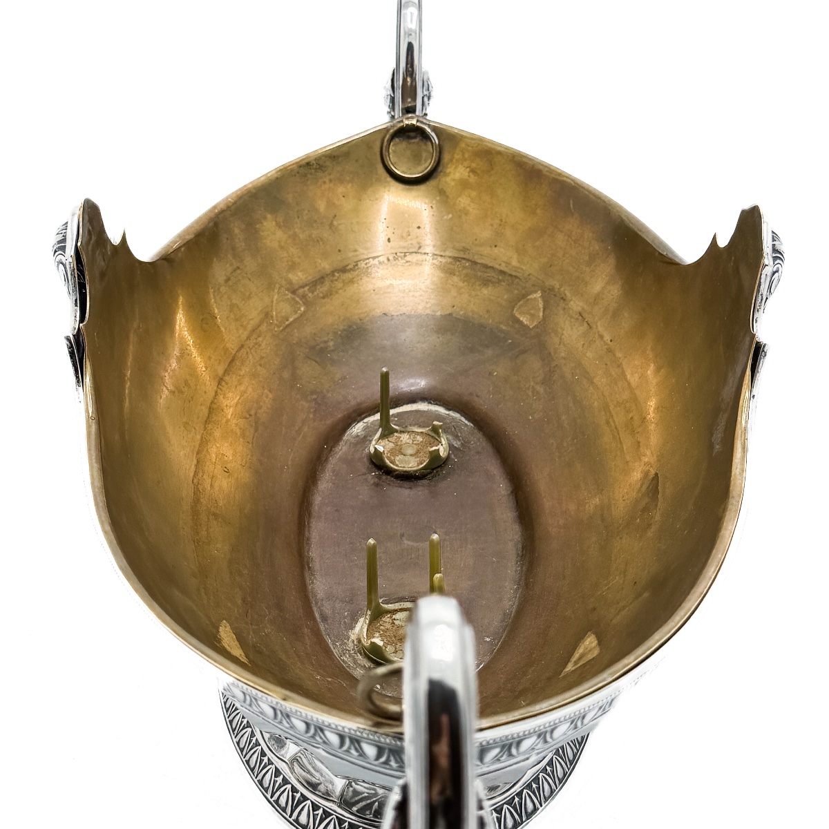 German 800-thousandths Silver Planter In The Neoclassical Style – Napoleon III Period  -photo-3