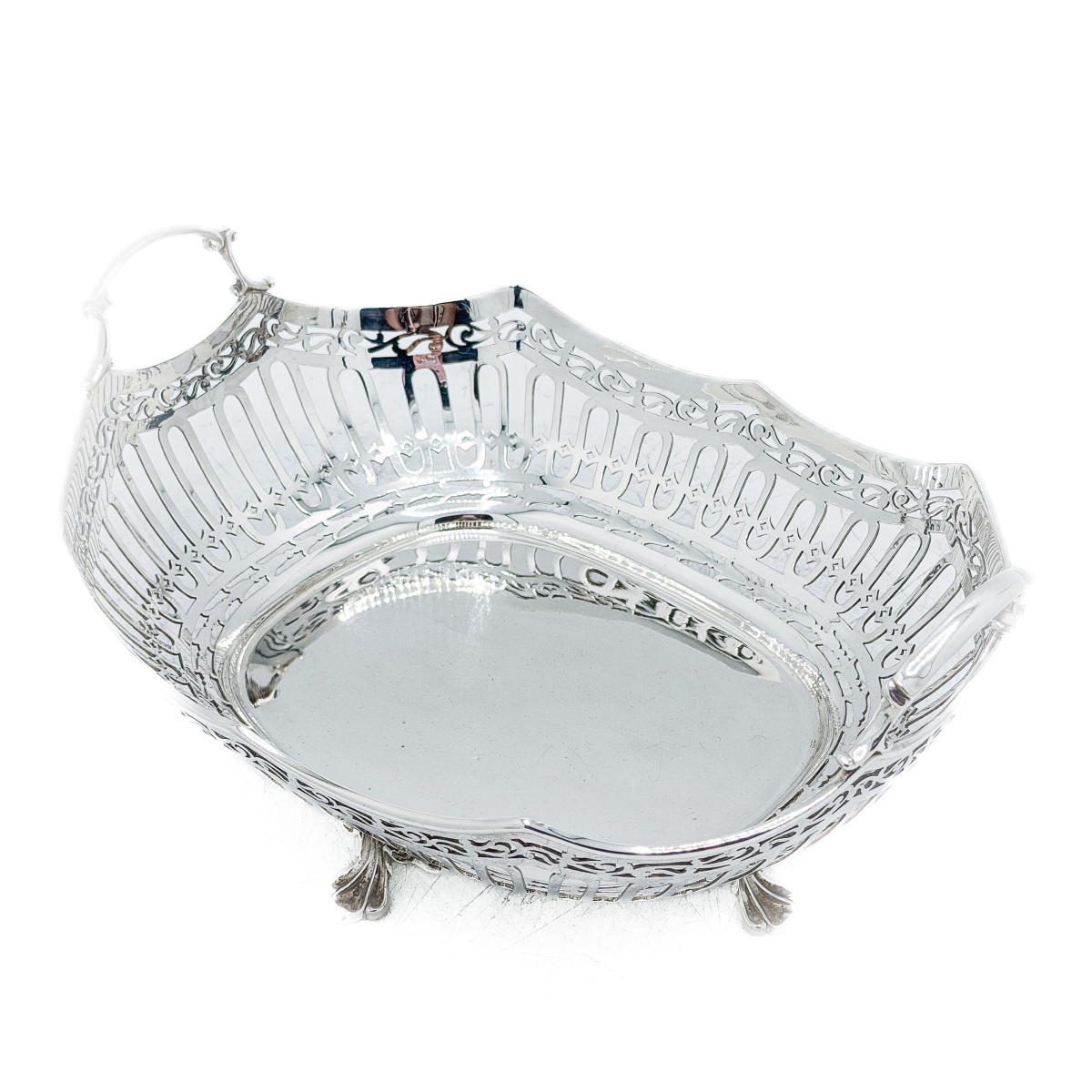 Sheffield 1926 – Panier ajouré en argent massif 925/1000-photo-2