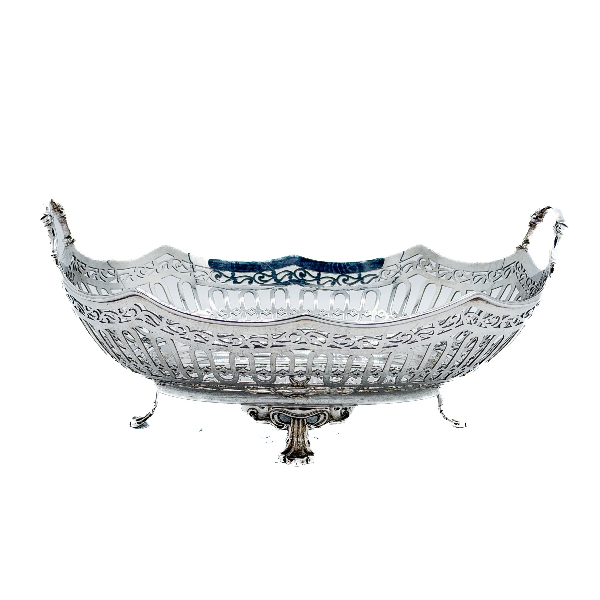 Sheffield 1926 – Panier ajouré en argent massif 925/1000-photo-3