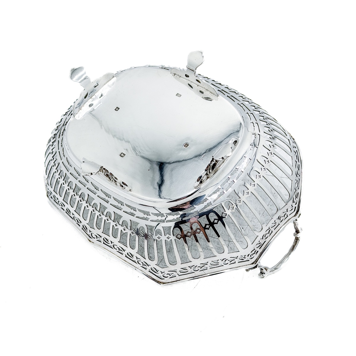 Sheffield 1926 – Panier ajouré en argent massif 925/1000-photo-4
