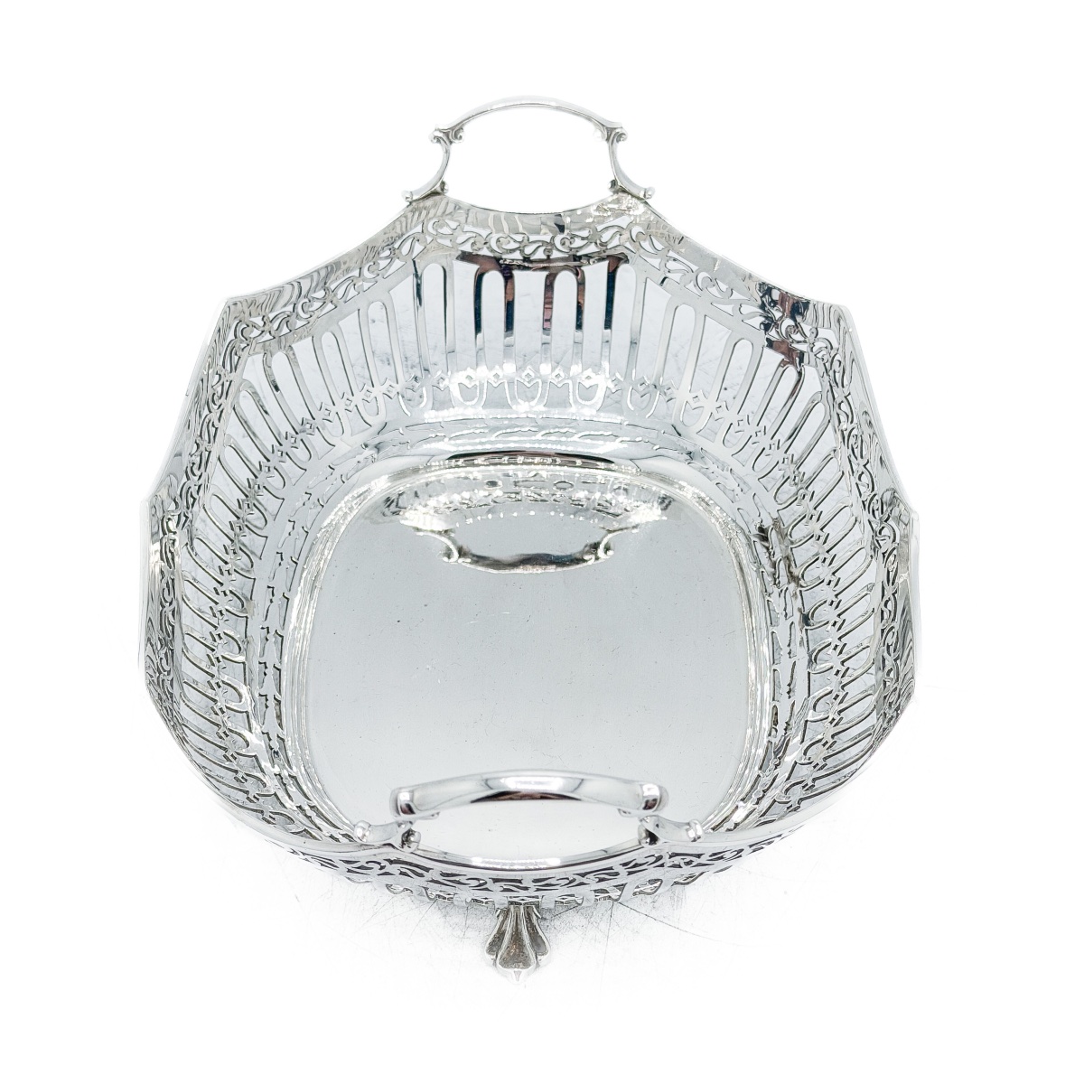 Sheffield 1926 – Panier ajouré en argent massif 925/1000-photo-4