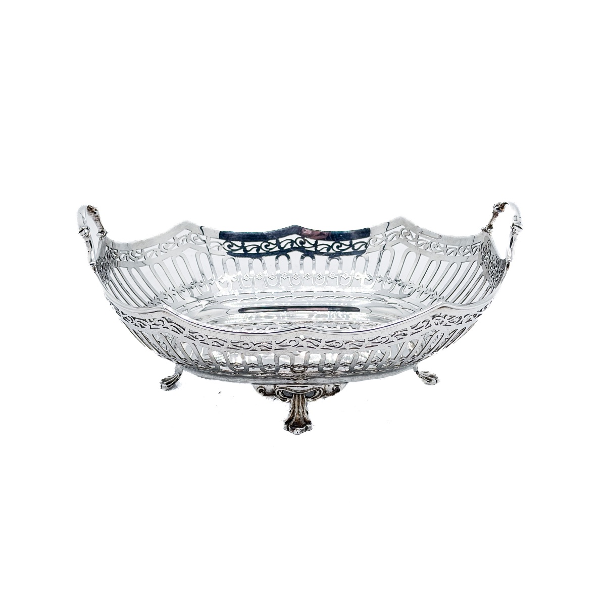 Sheffield 1926 – Panier ajouré en argent massif 925/1000-photo-6