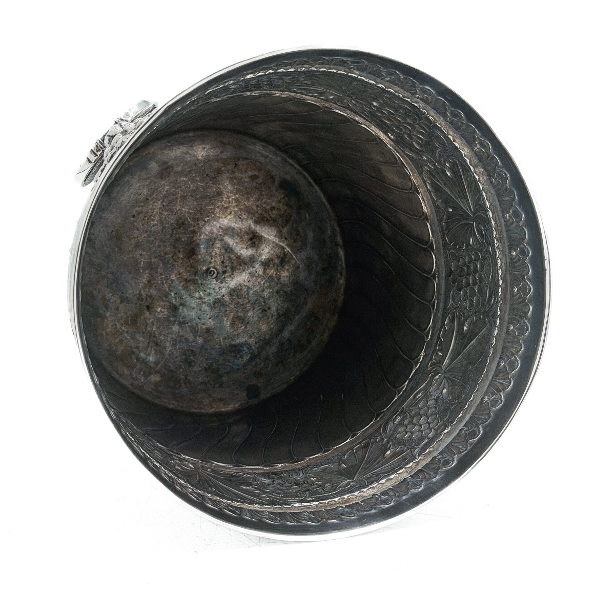 830-thousandths Silver Champagne Bucket – Belgium, Circa 1910  -photo-1