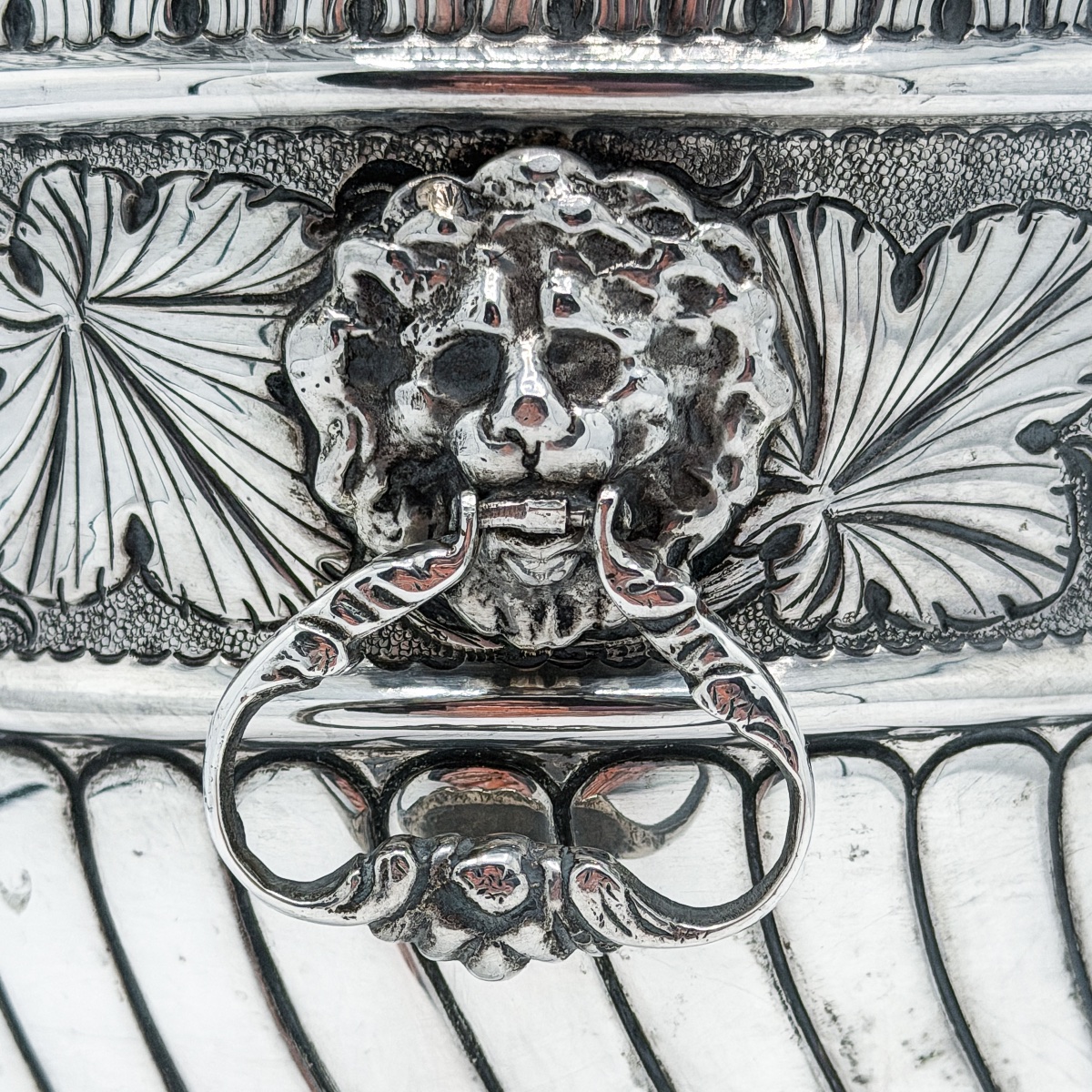 830-thousandths Silver Champagne Bucket – Belgium, Circa 1910  -photo-2