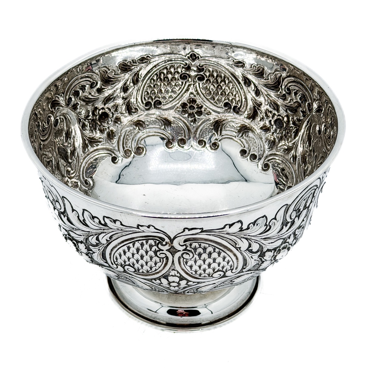 925-th Sterling Silver Wine Cooler – Birmingham, England, 1903  -photo-6
