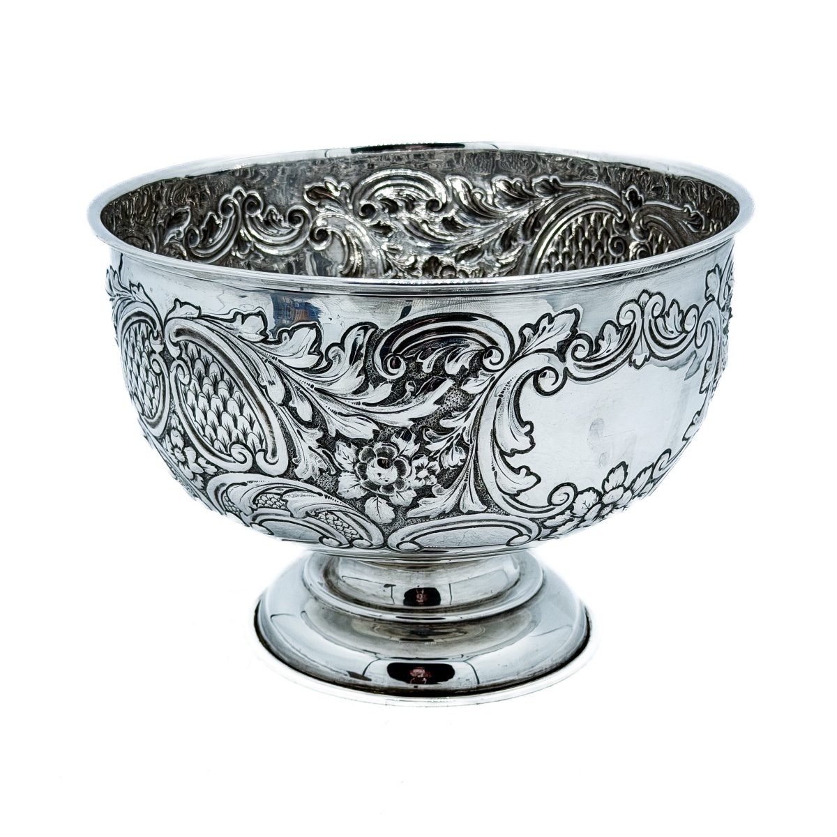 925-th Sterling Silver Wine Cooler – Birmingham, England, 1903  -photo-7