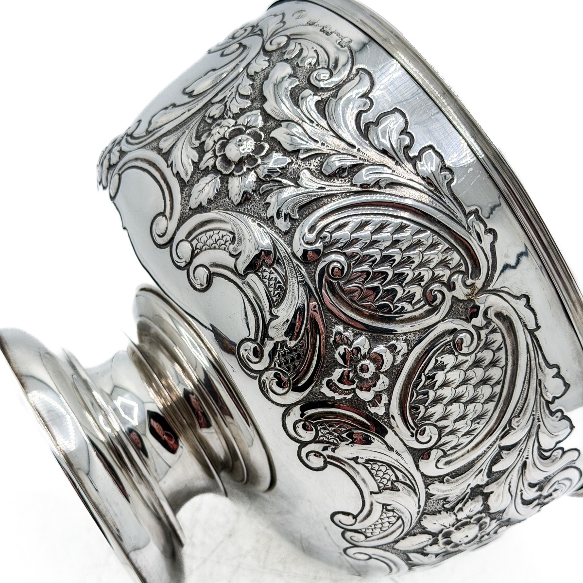 925-th Sterling Silver Wine Cooler – Birmingham, England, 1903  -photo-8