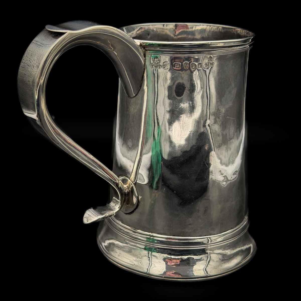 Solid Silver Beer Mug – Chester, Circa 1790 – 18th Century  