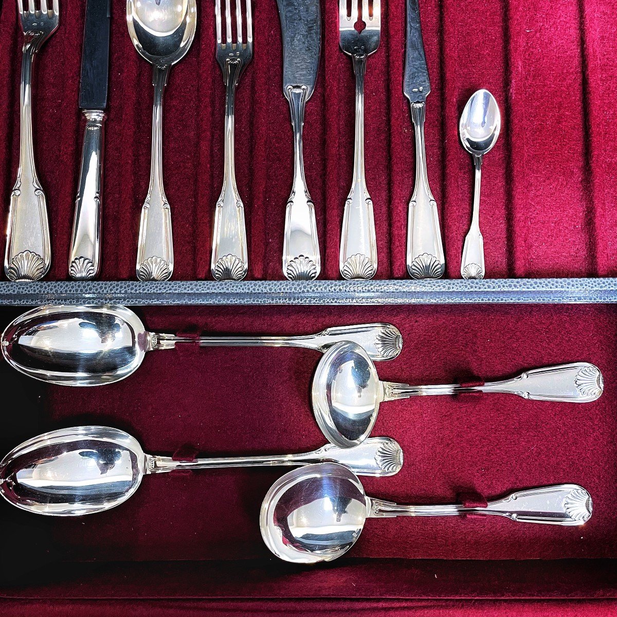 Wolfers Canteen In Sterling Silver -photo-3