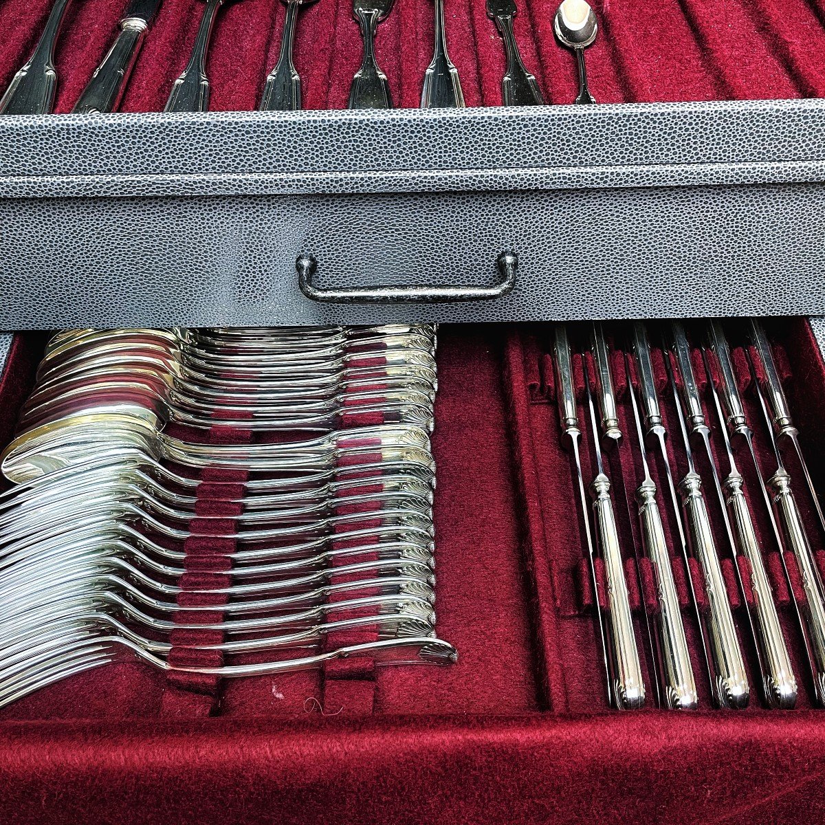 Wolfers Canteen In Sterling Silver -photo-4