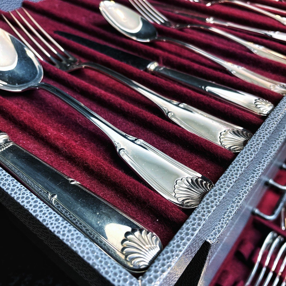 Wolfers Canteen In Sterling Silver 