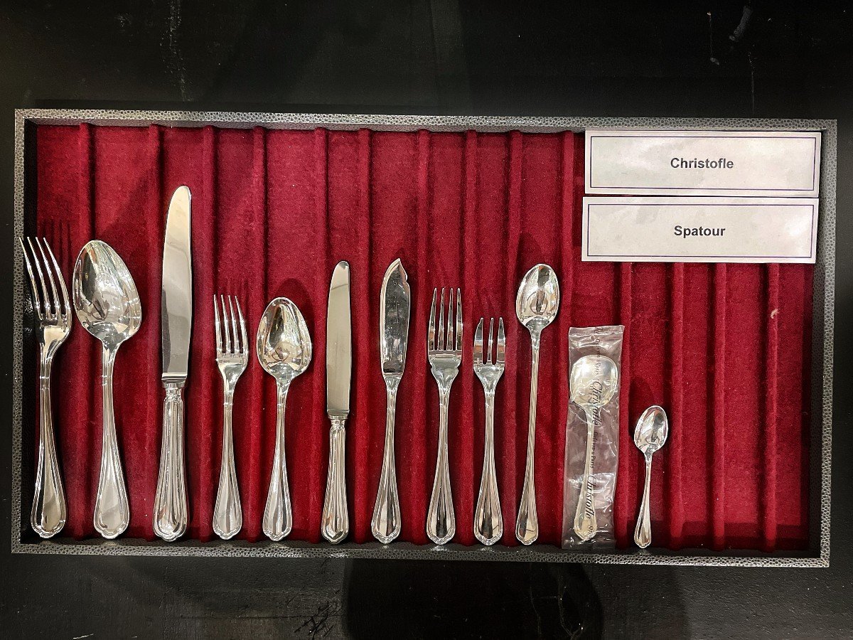 Ménagère Christofle Spatour-photo-2