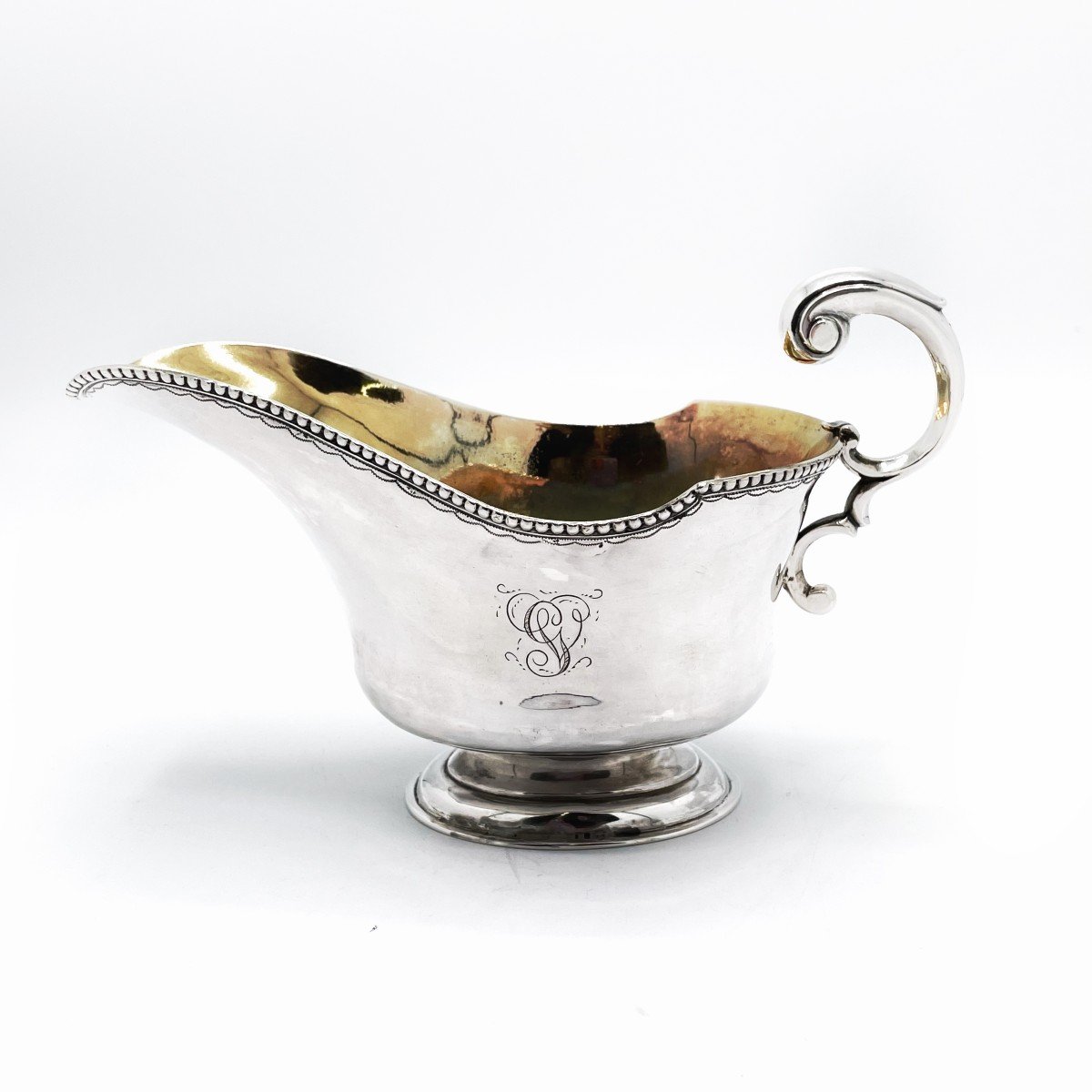 Saucière En Argent Et Intérieur Vermeil 