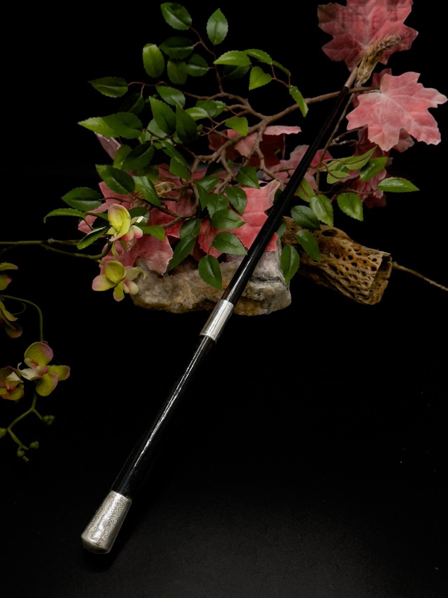 Ebony And Silver Conductor's Wand
