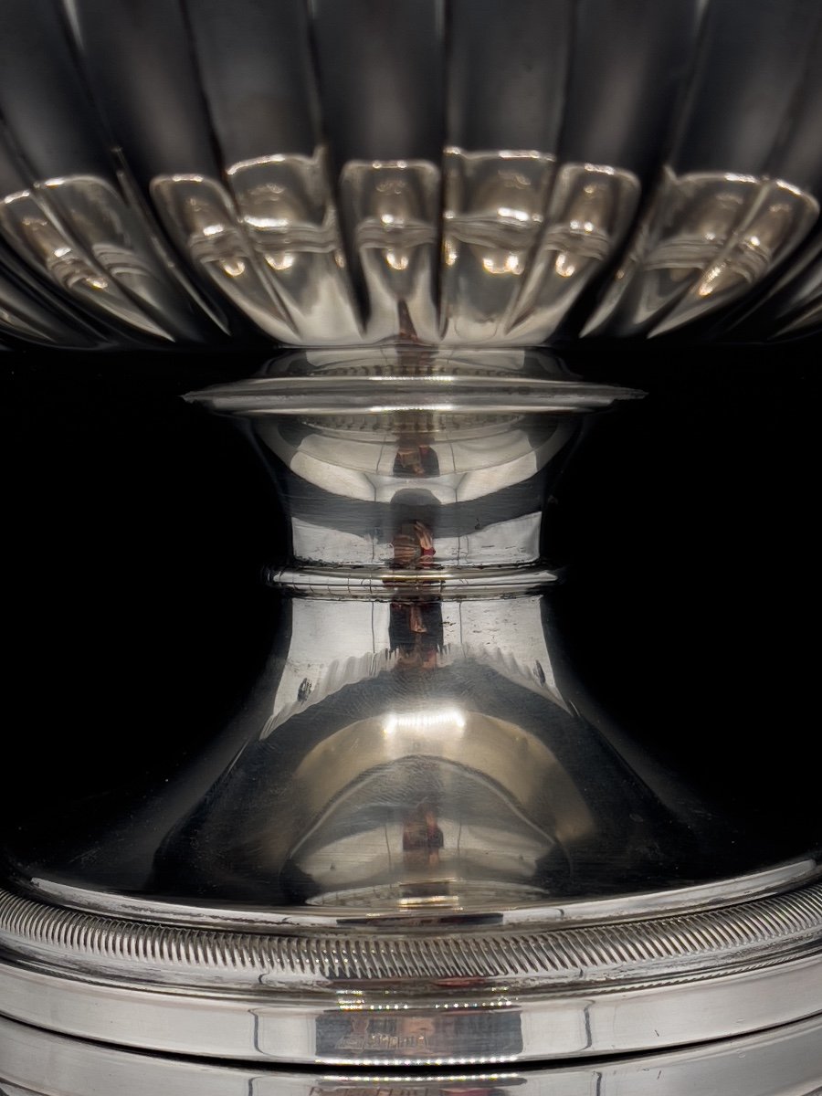 Soup Tureen In Sterling Silver 800/1000-photo-3