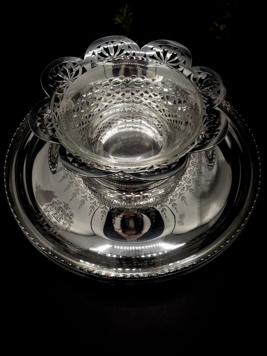 Large Table Center In Sterling Silver-photo-2
