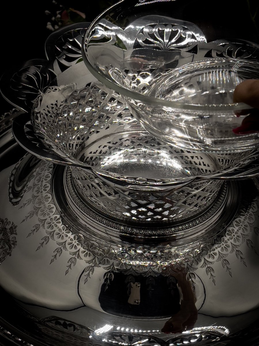 Large Table Center In Sterling Silver-photo-1