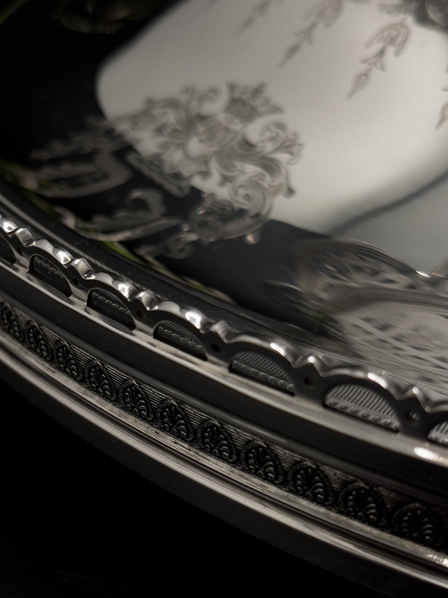 Large Table Center In Sterling Silver-photo-5